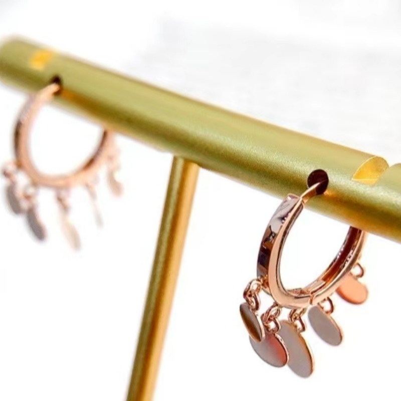 TUOCHEN Bijuterii Factory Nou Design 18K Galben/rose Gold Cercei cadou pentru femei