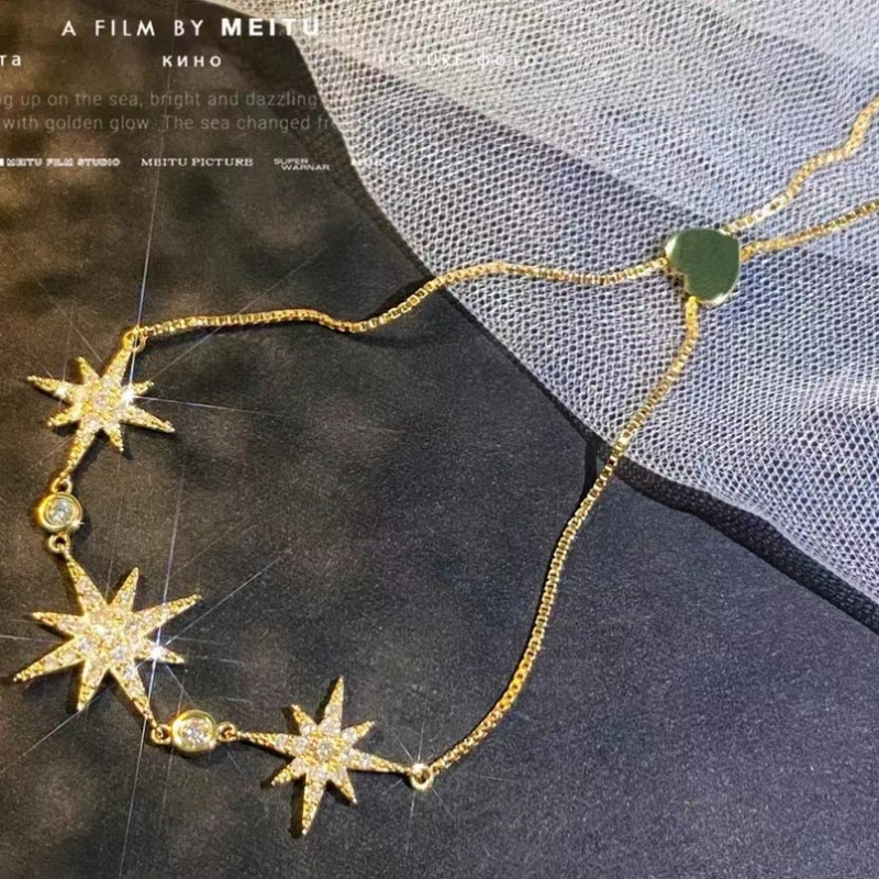 Tuochen Bijuterii Fashion Nou Design 18k/14K/10K Gold Diamond Star Brățară de colecție